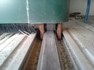 Corroded bottom guides on an otherwise good looking door