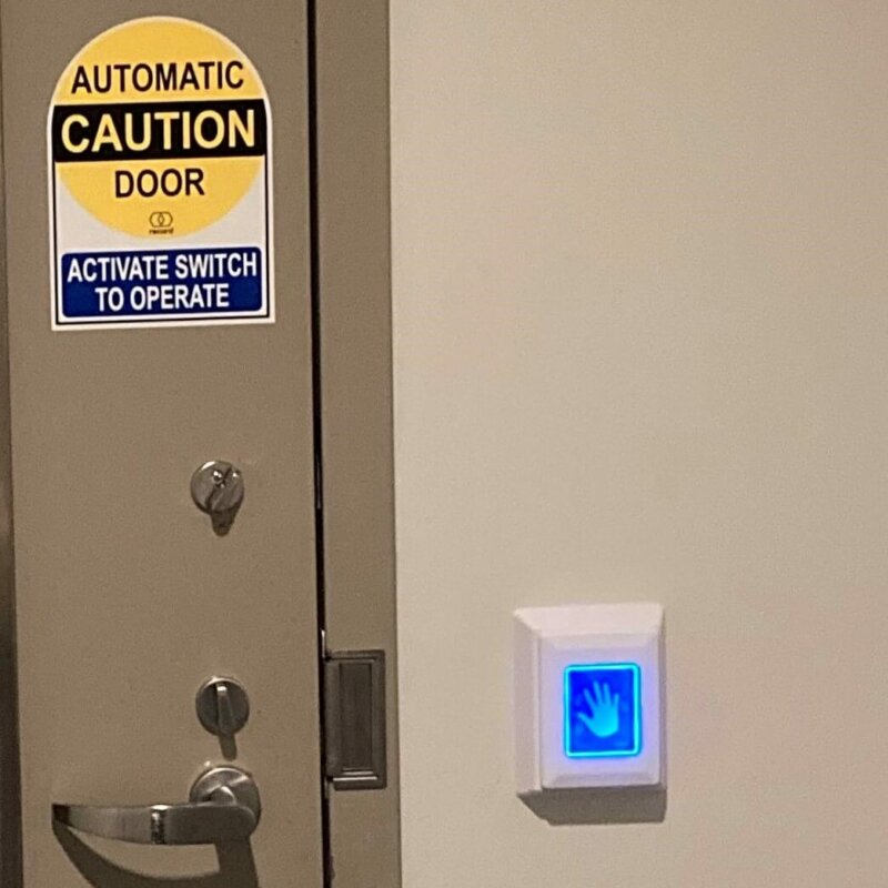 Touchless Automatic Door Button